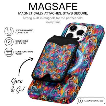 Striped & Savage Phone Wallet