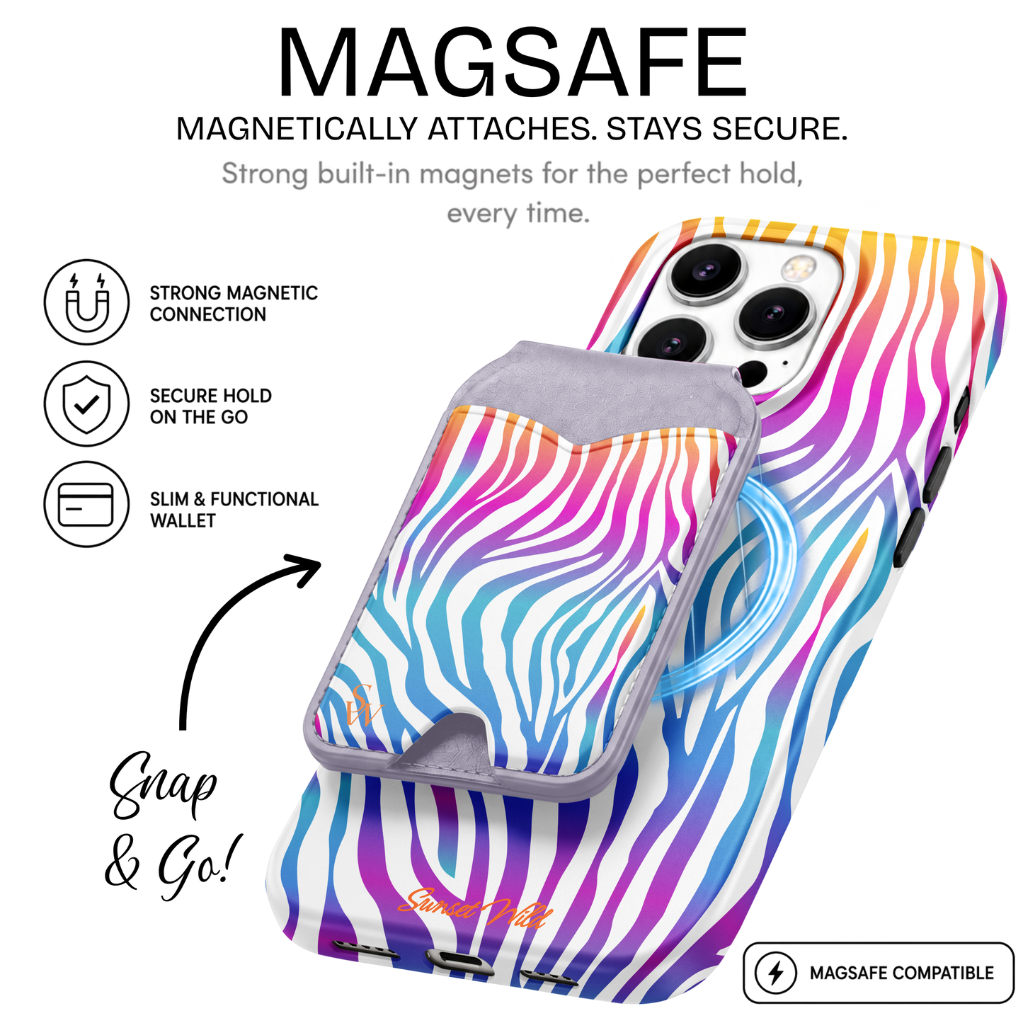 Sunset Safari Phone Wallet