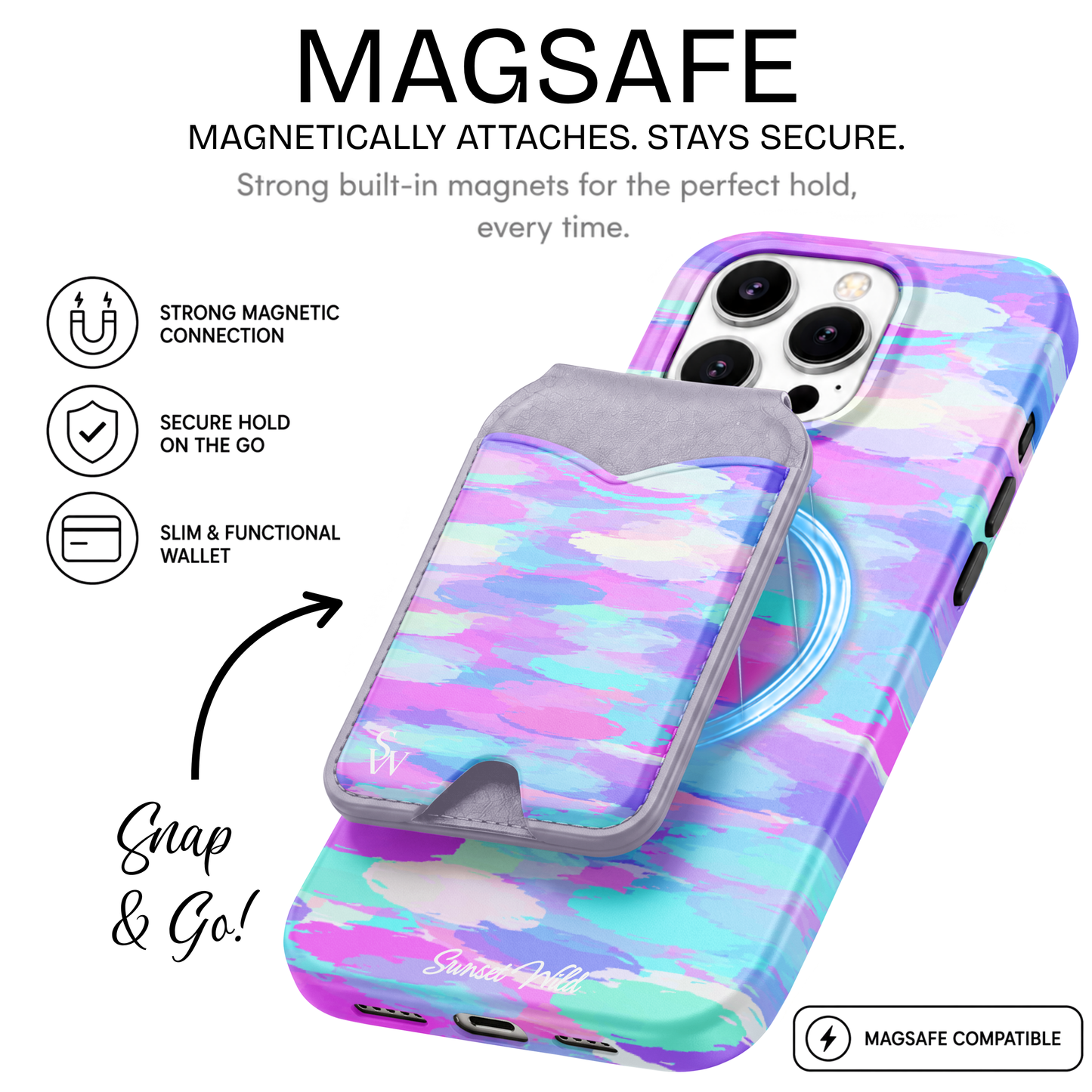 Sunset Sorbet Phone Wallet
