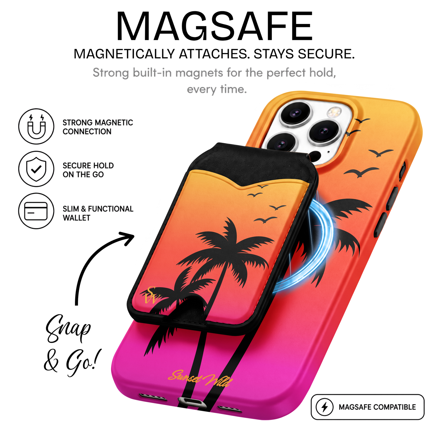 Sunset Wild MagSafe Wallet