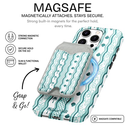 Teal Tides MagSafe Wallet