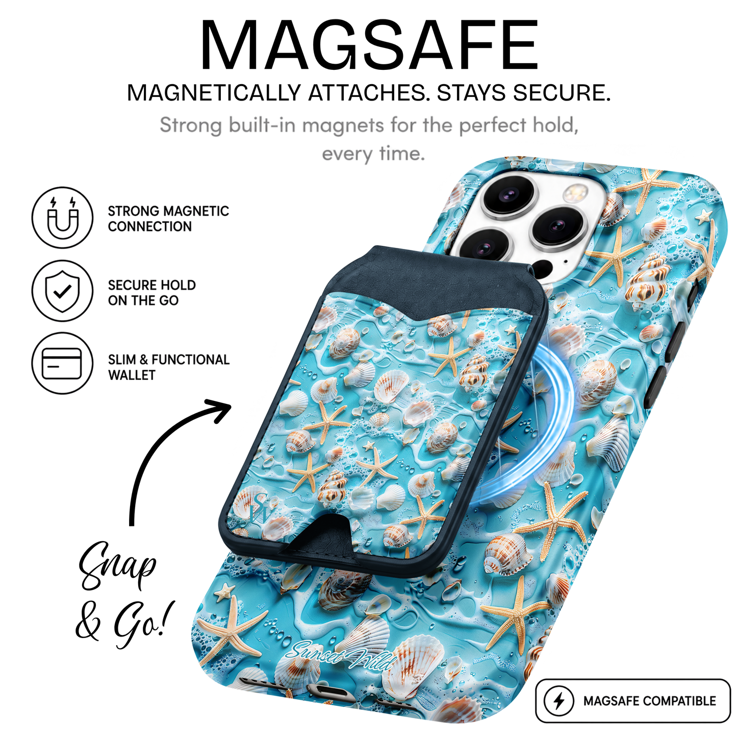 Tidal Treasures MagSafe Wallet