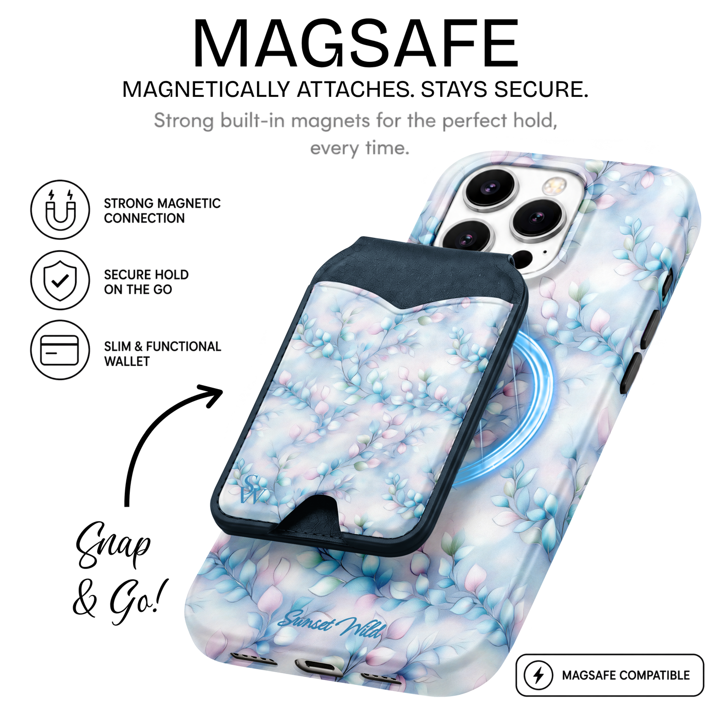 Whispering Leaves MagSafe Wallet