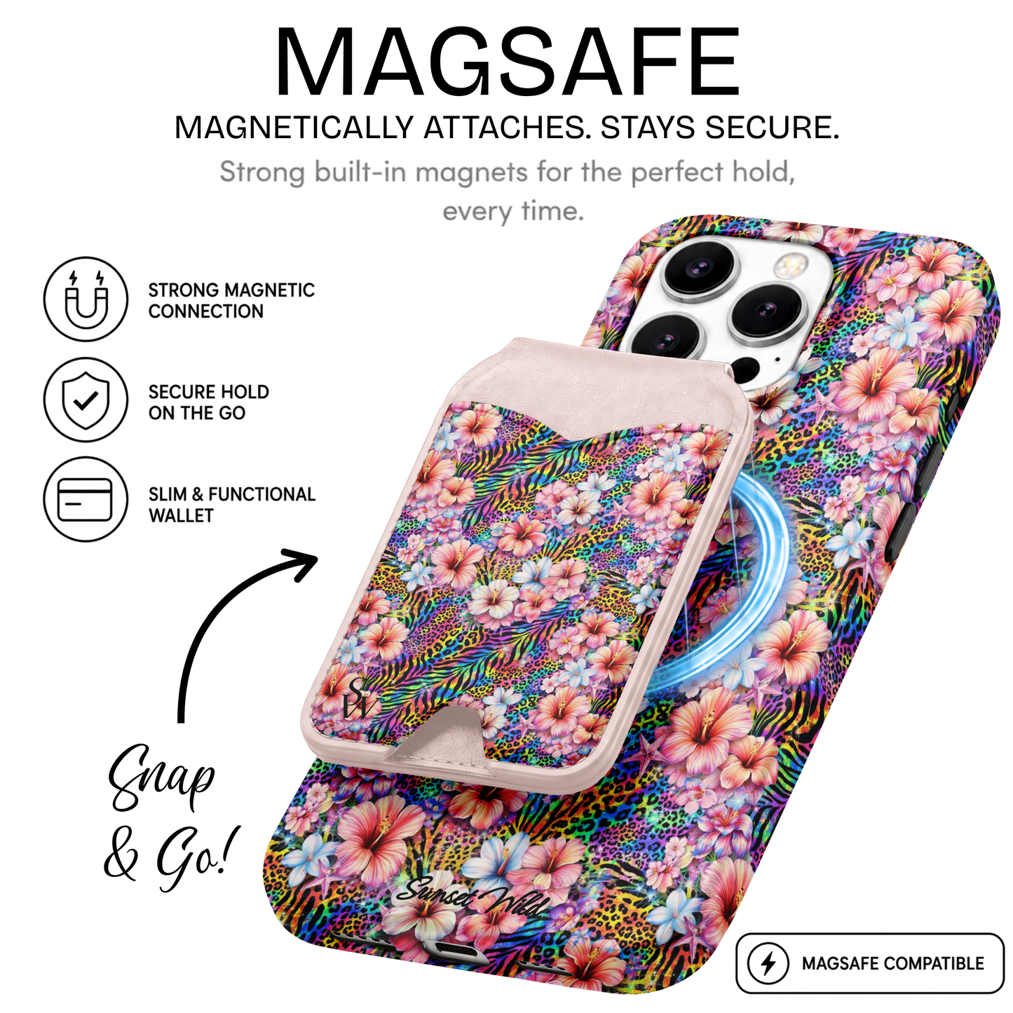 Wild Tropicana MagSafe Wallet