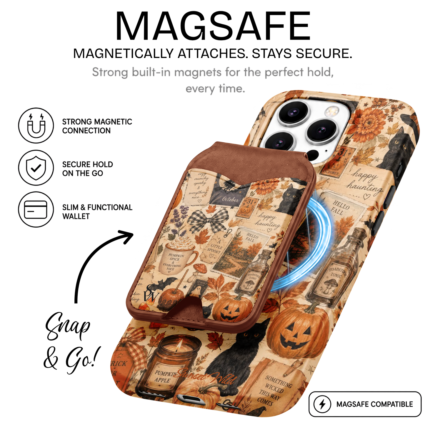 Hello Fall MagSafe Wallet