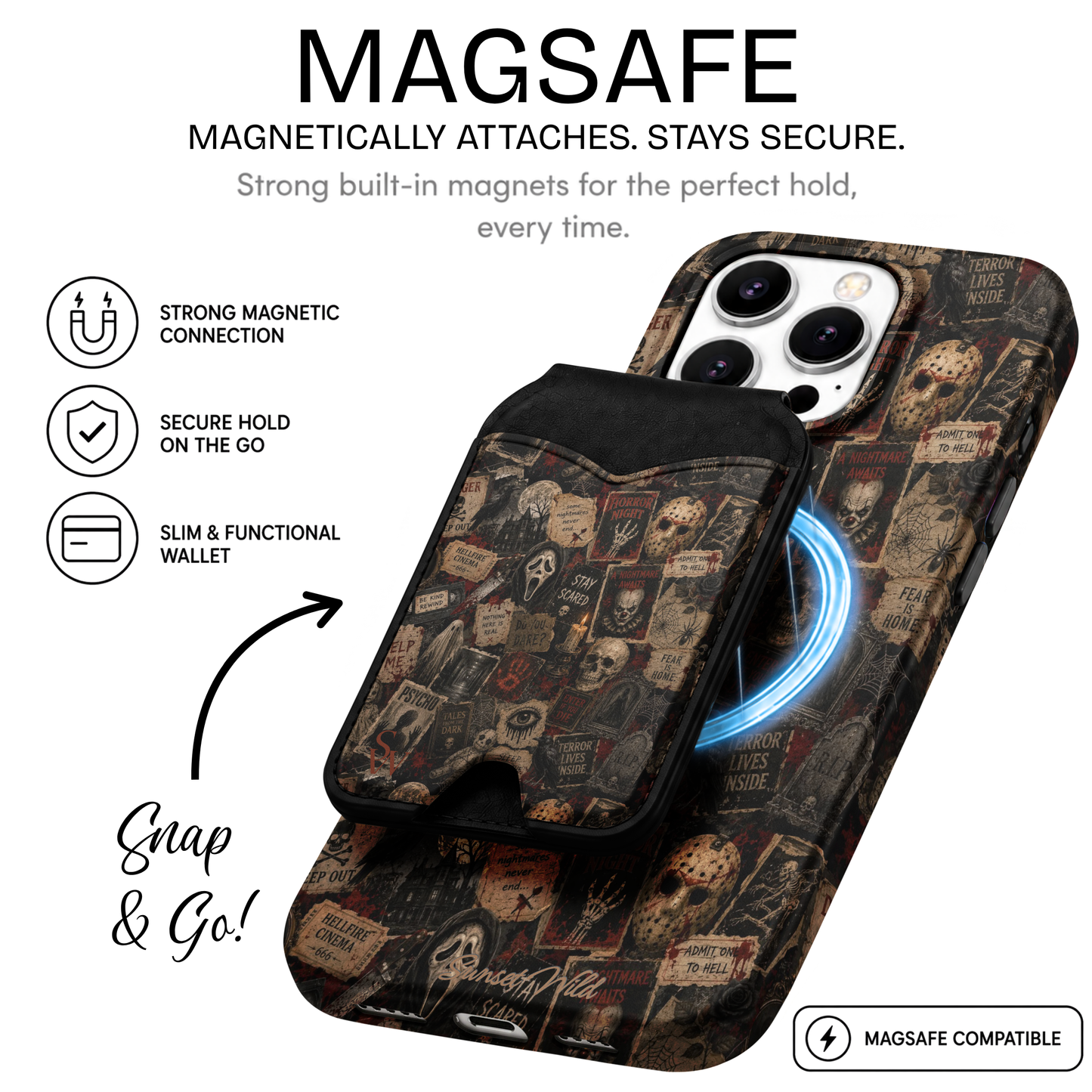 Horror Night MagSafe Wallet