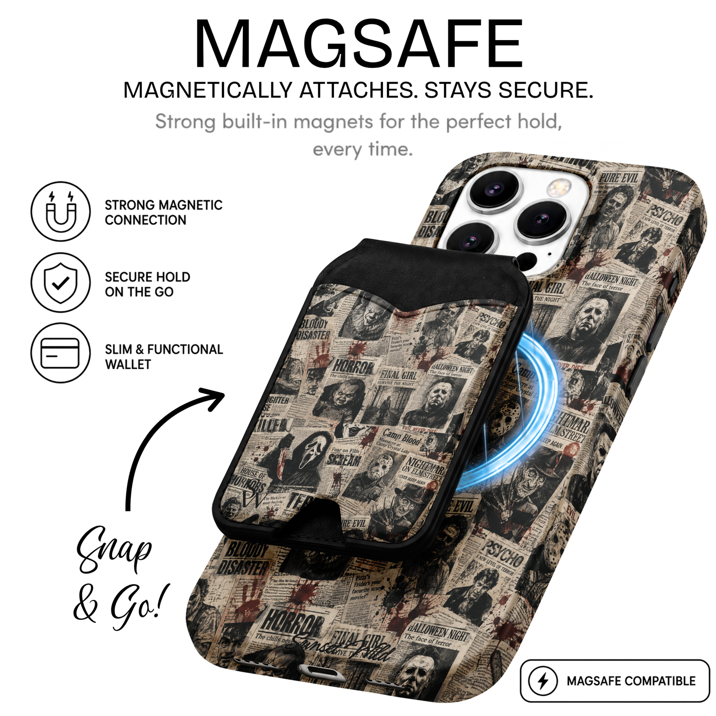 Nightmare News MagSafe Wallet