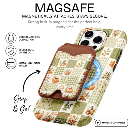 Pumpkin Patchwork MagSafe Wallet