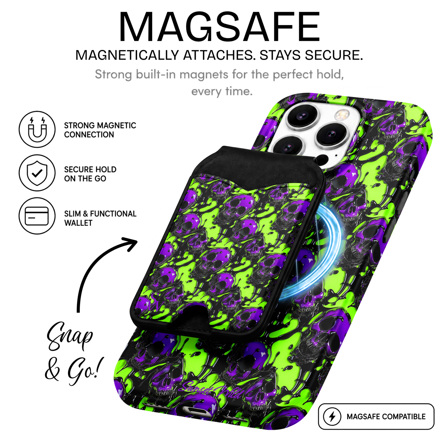 Spook Splash MagSafe Wallet
