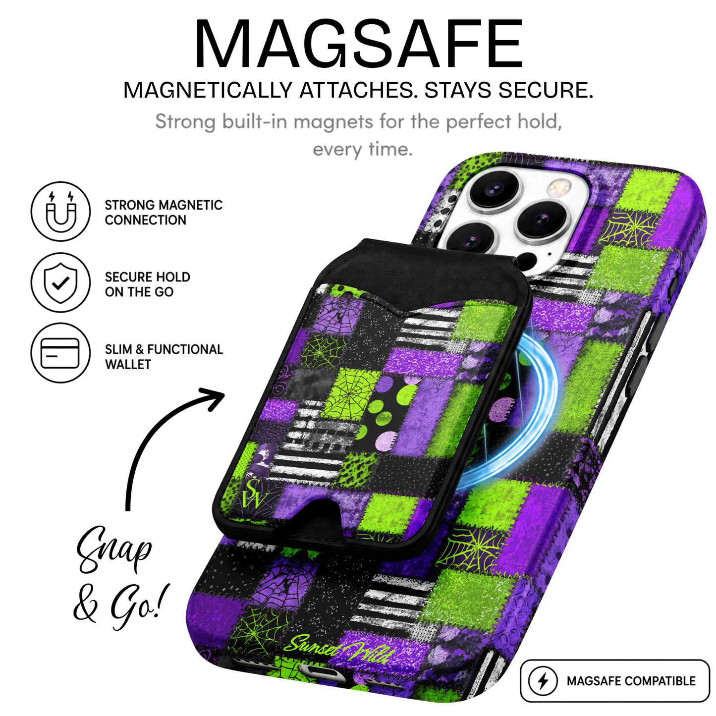 Spooky Stitches MagSafe Wallet