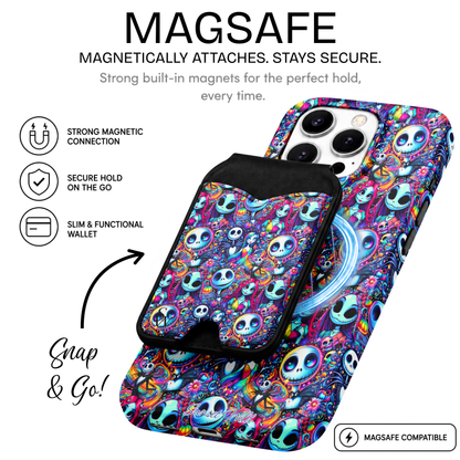 Neon Nightmares MagSafe Wallet