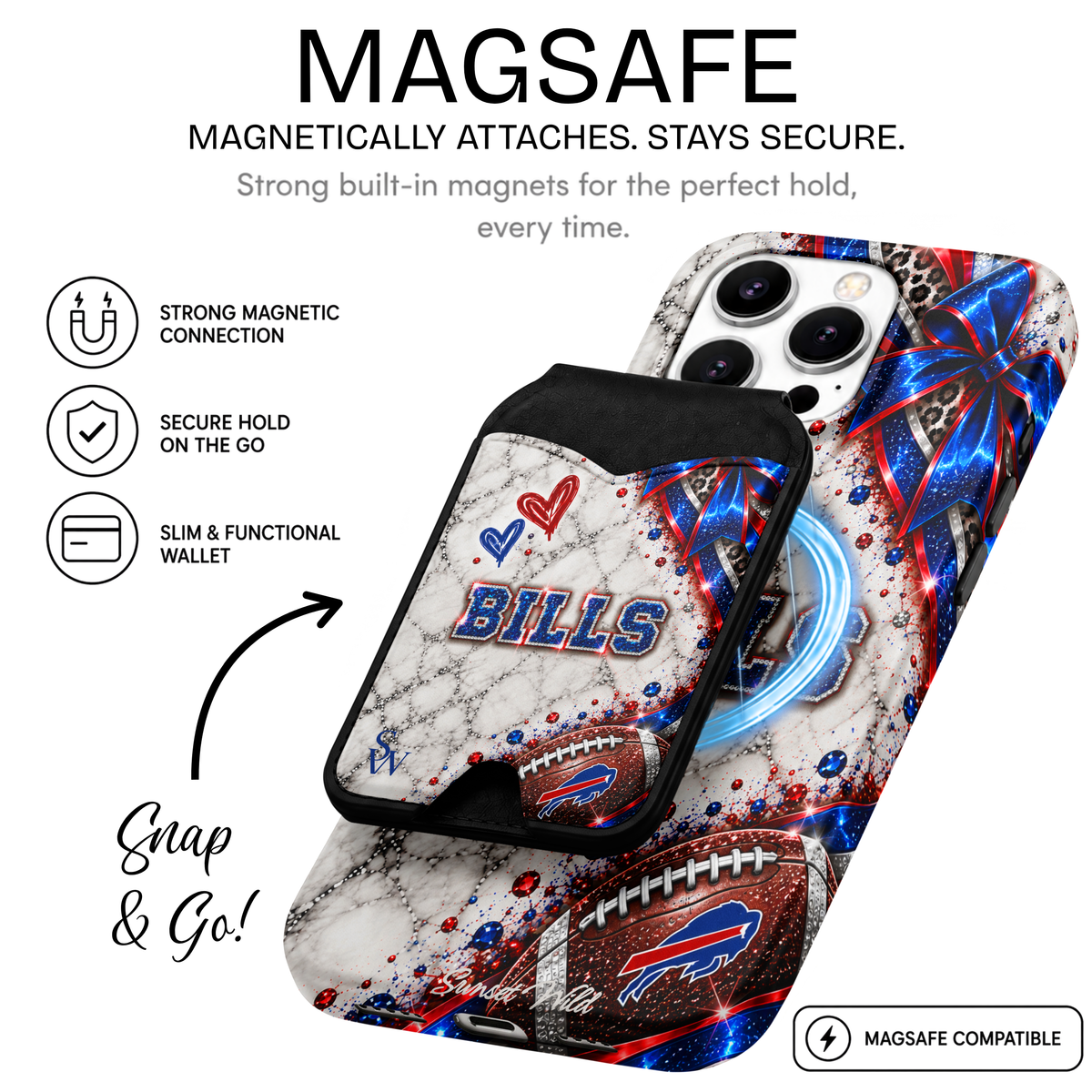 Bills Bling MagSafe Wallet