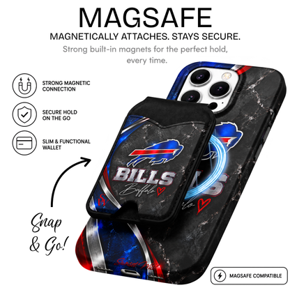 Bills Marble MagSafe Wallet