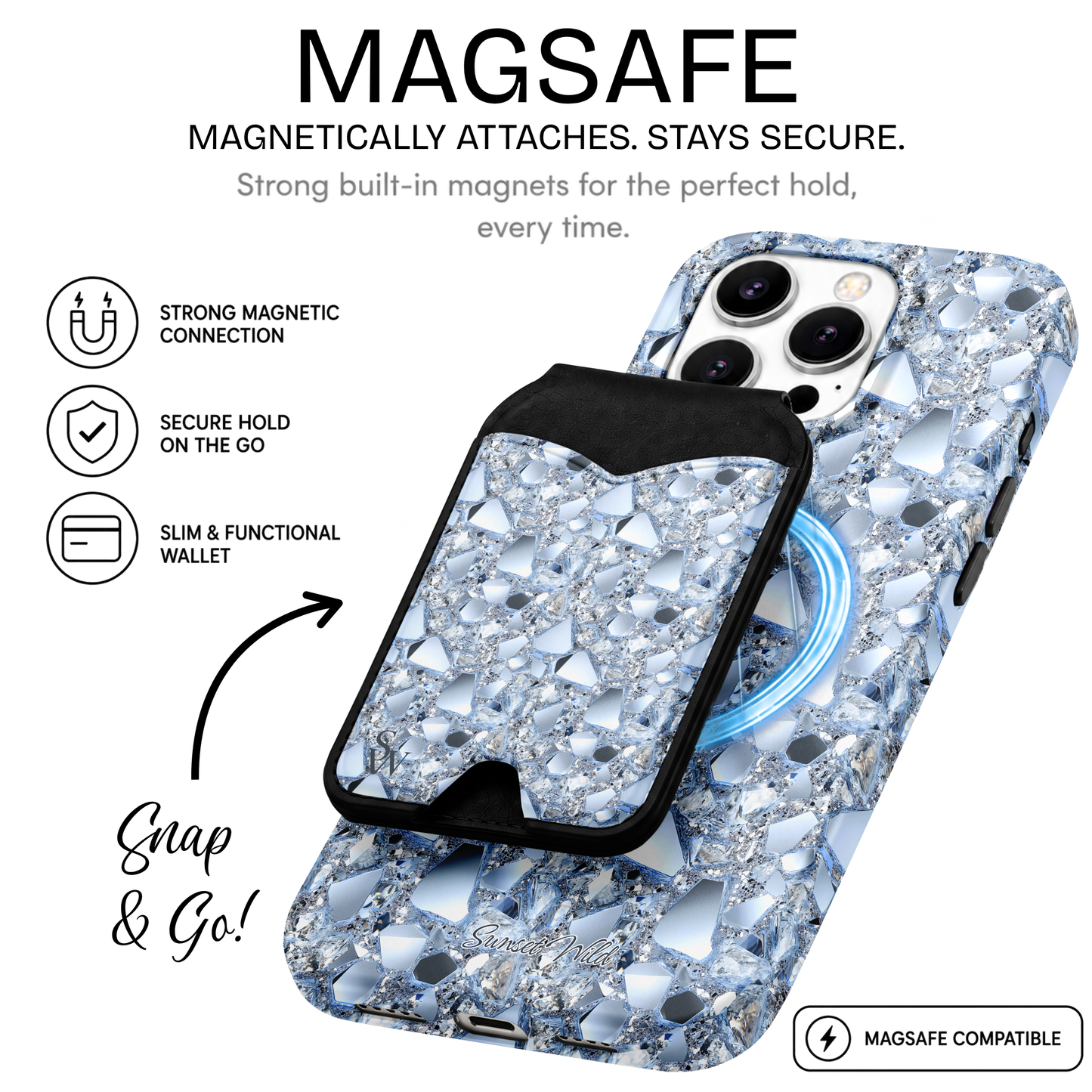 Arctic Spark Phone Wallet