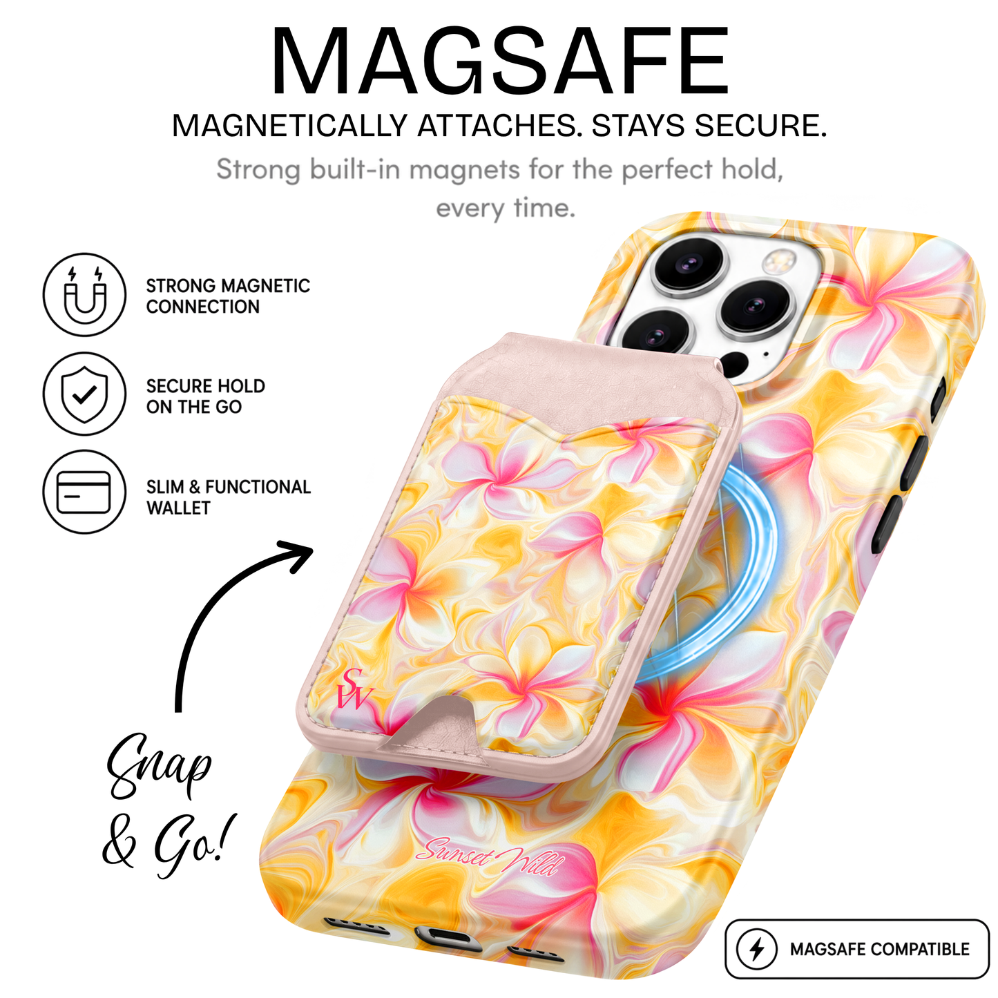Blush & Bloom Phone Wallet