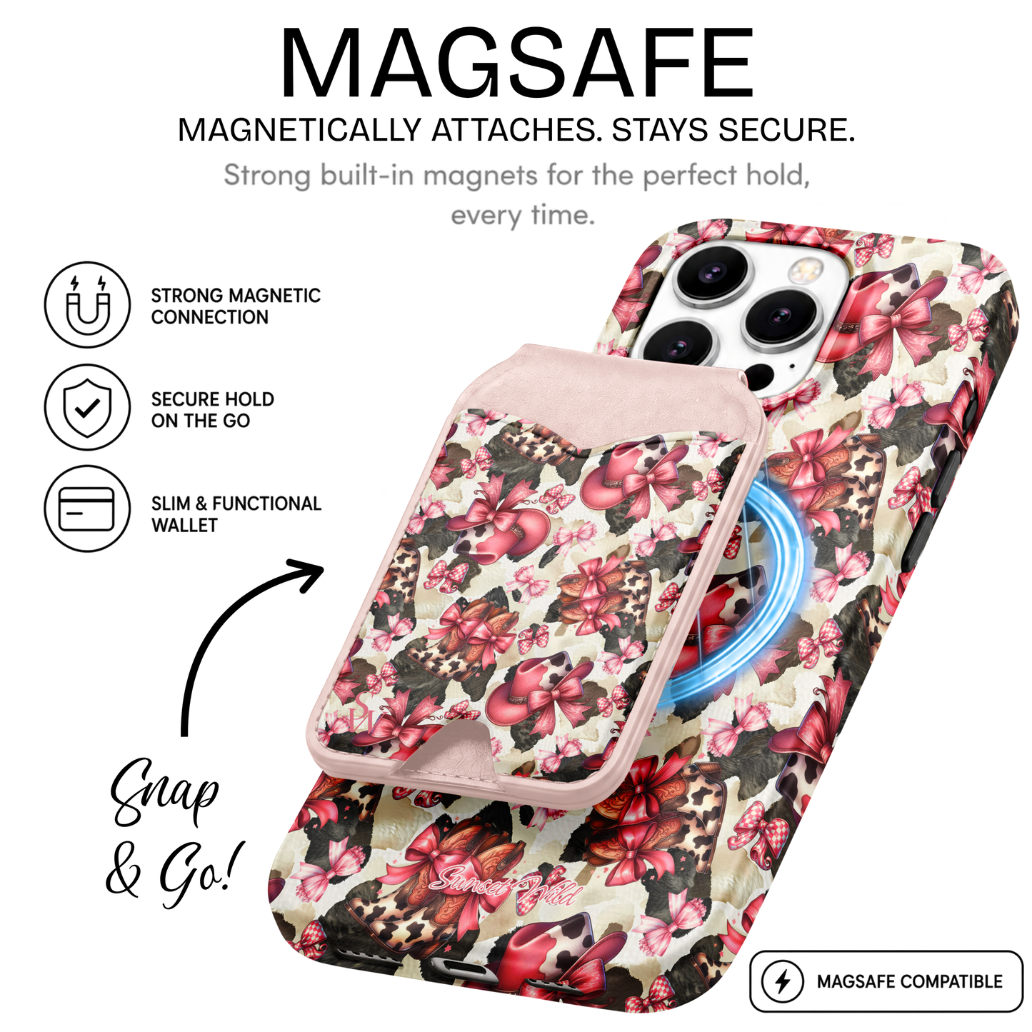 Blush & Boots Phone Wallet