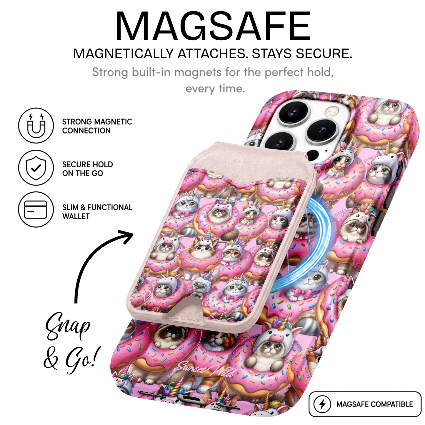 Caticorn Cravings Phone Wallet