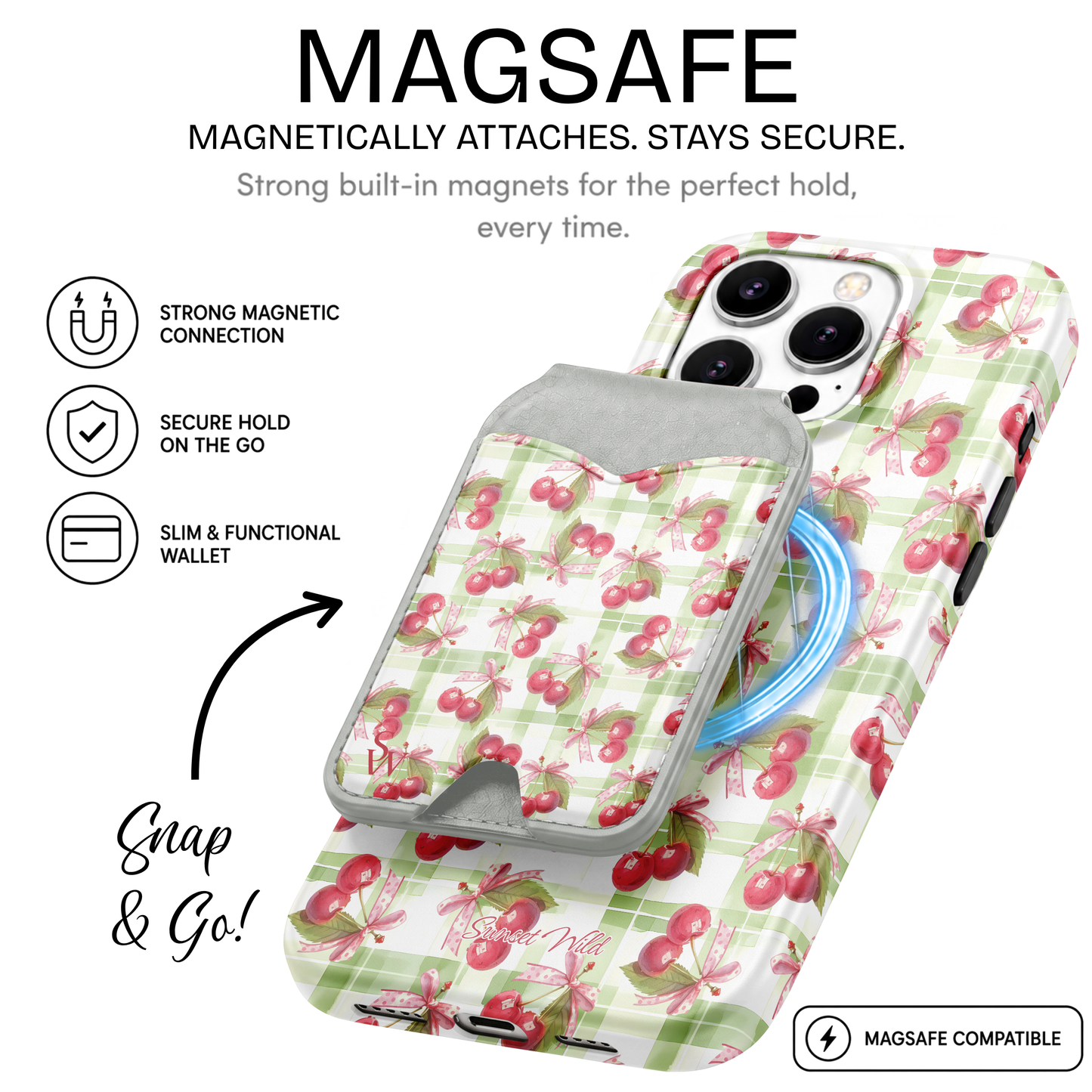 Coquette Cherries Phone Wallet