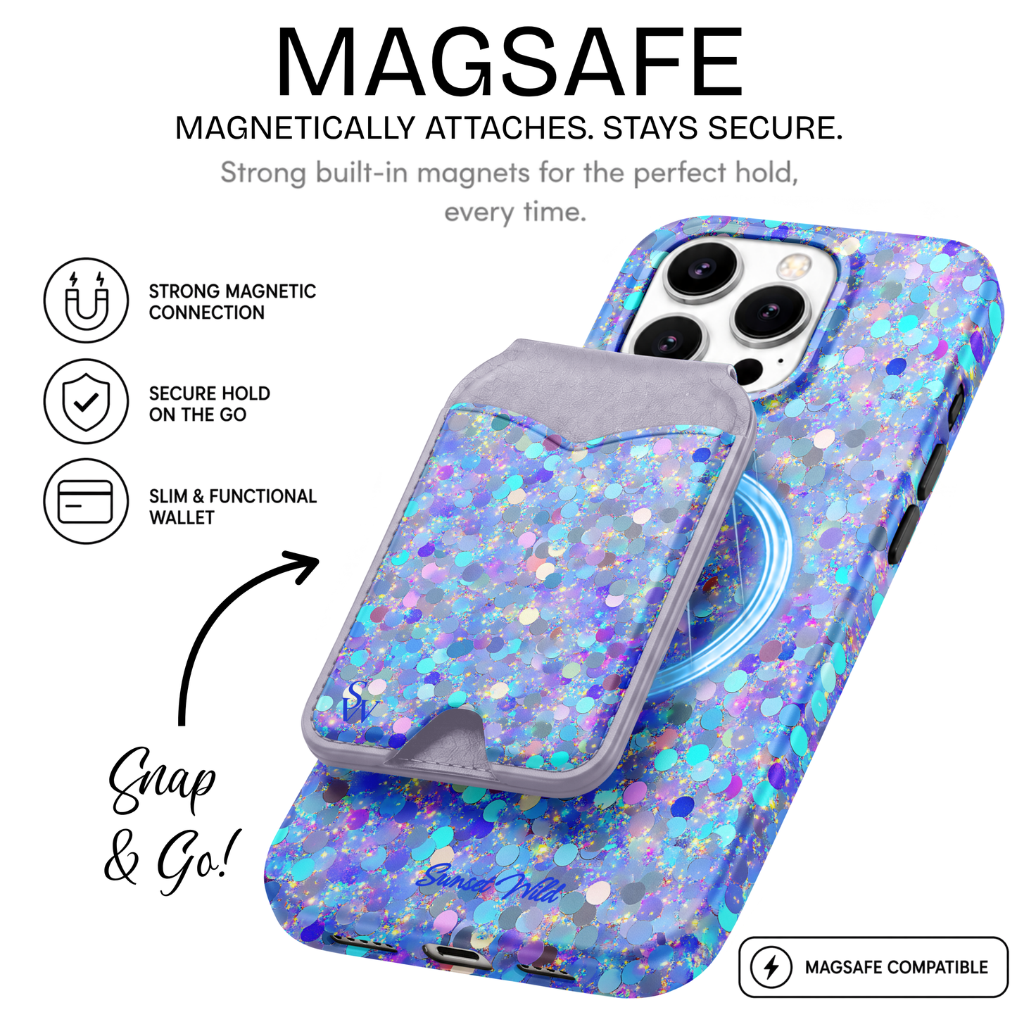 Cosmic Confetti Phone Wallet