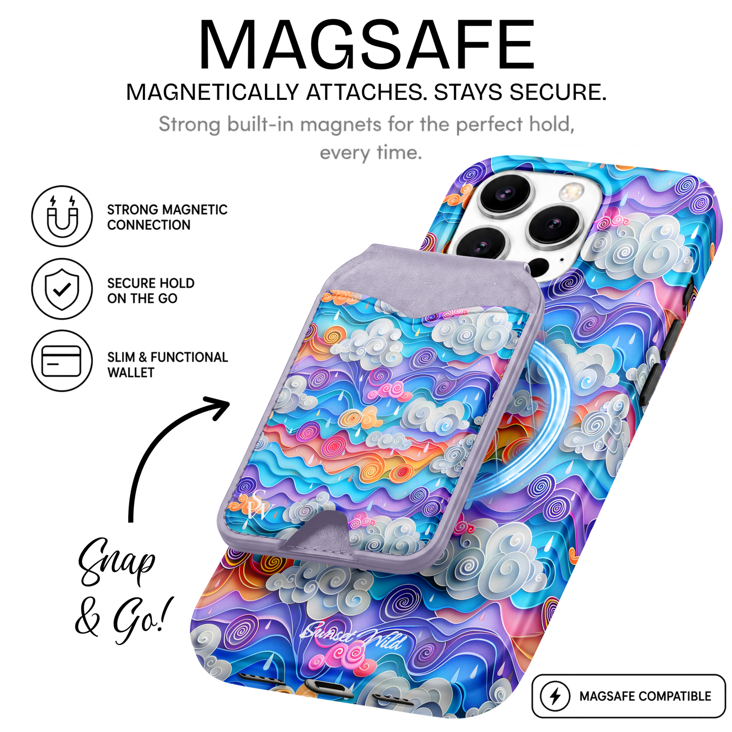 Dreamy Drizzle Phone Wallet