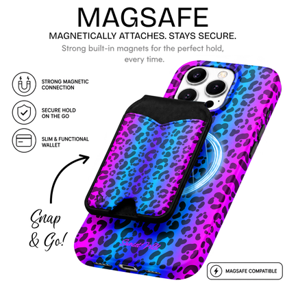 Electric Leopard Phone Wallet