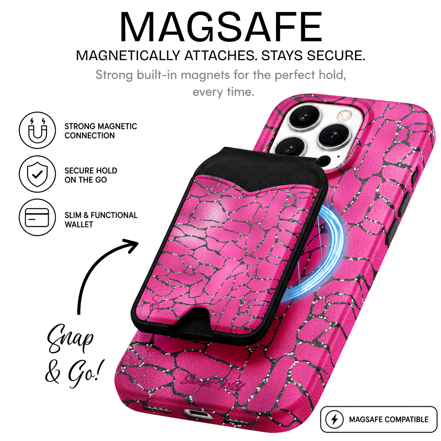 Flirty Fuchsia Phone Wallet