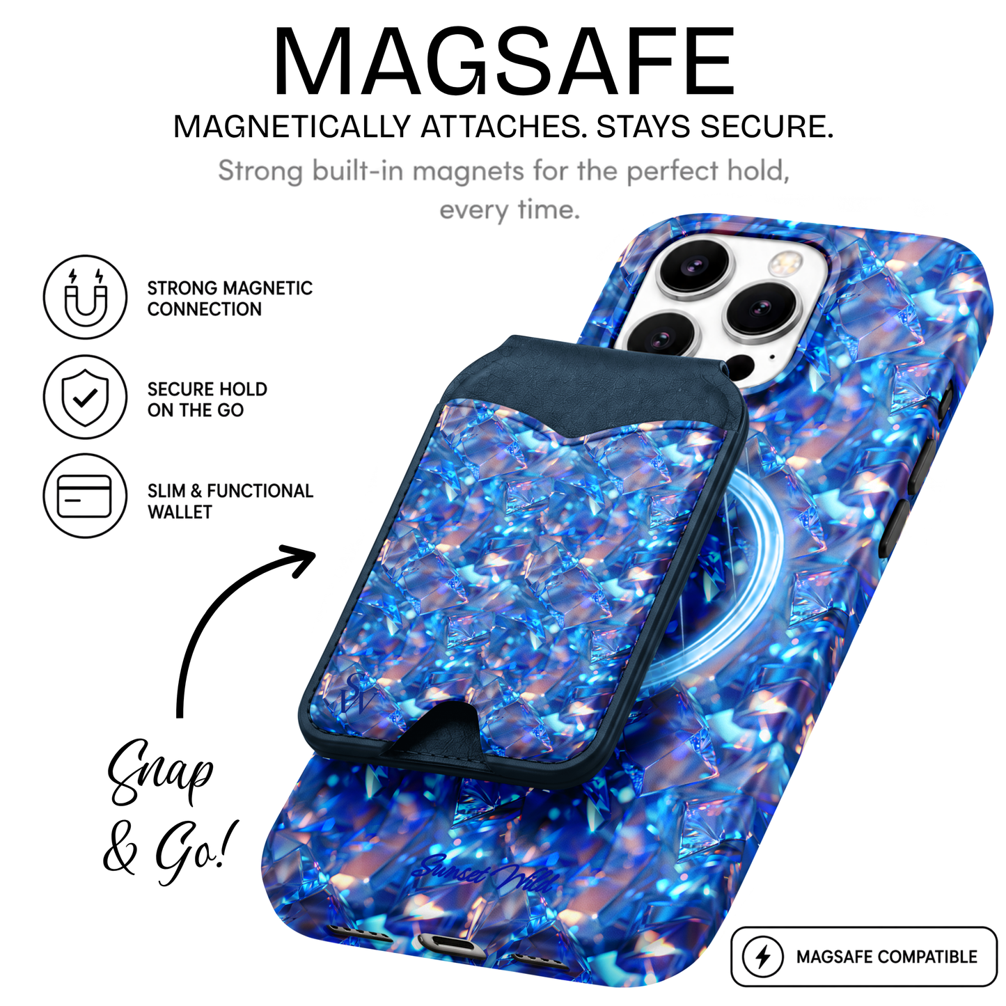 Glacier Glass Phone Wallet