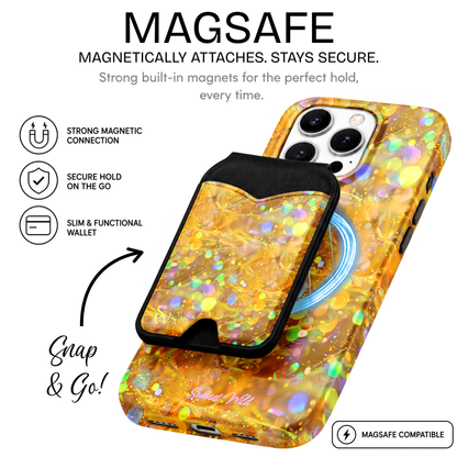 Golden Aura Phone Wallet
