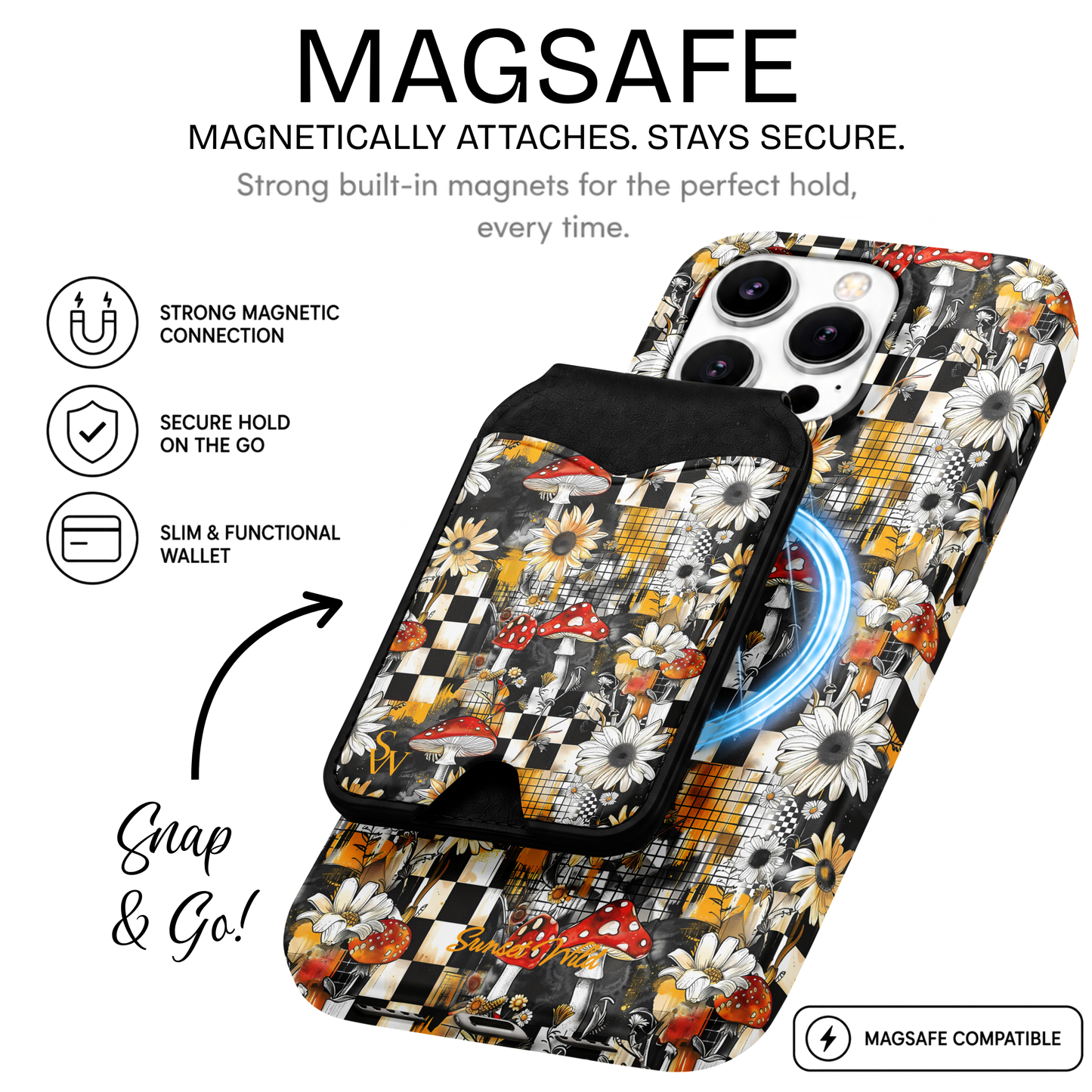 Grunge Garden Phone Wallet