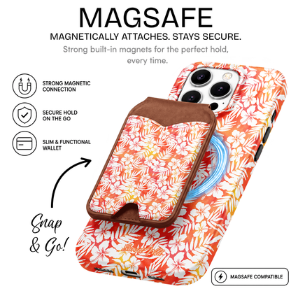 Hibiscus Heatwave Phone Wallet