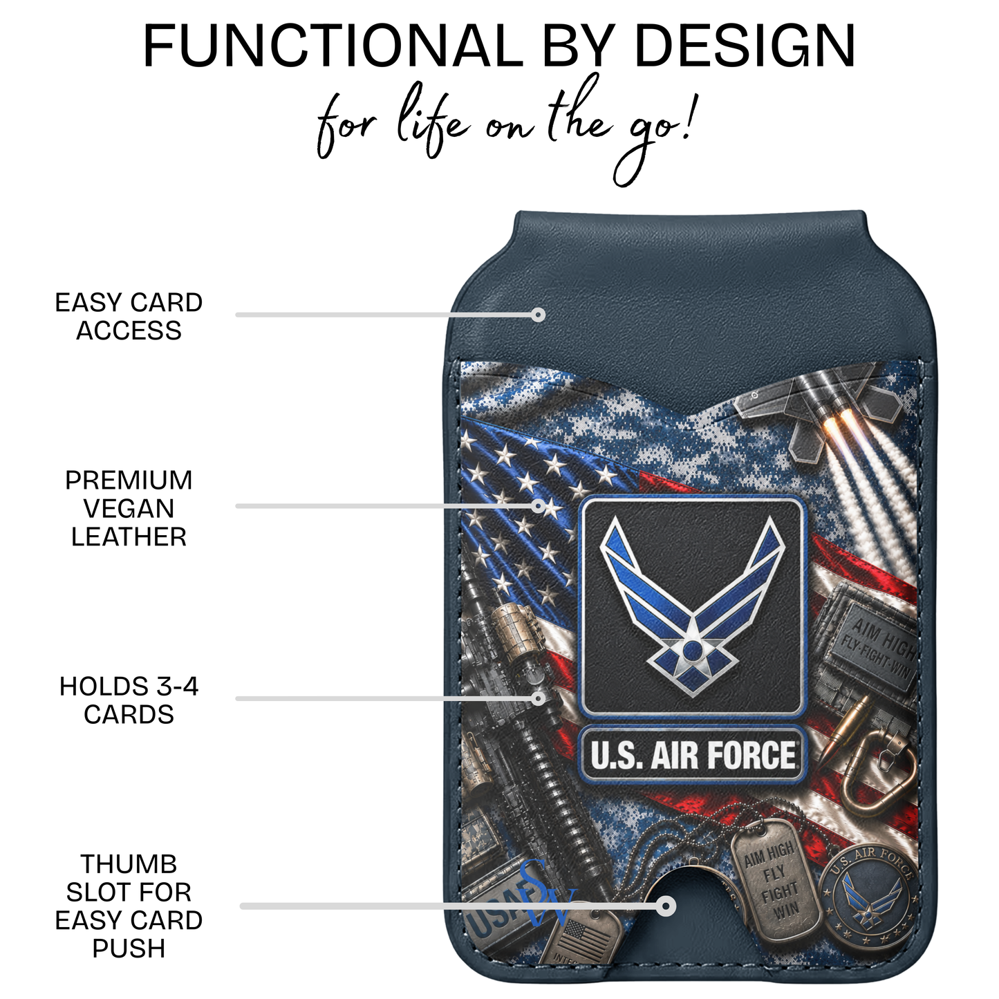 Air Force Phone Wallet