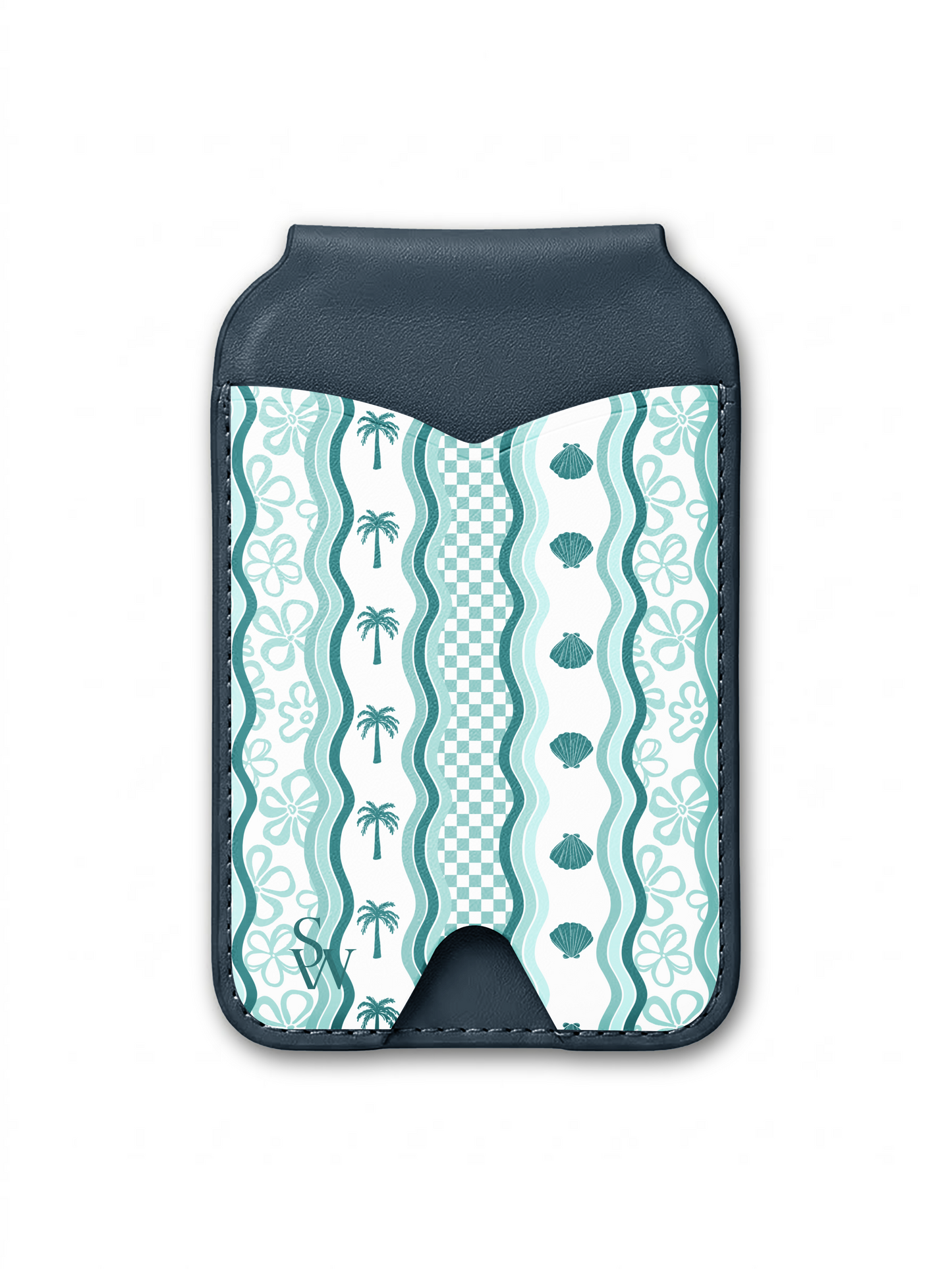 Teal Tides MagSafe Wallet