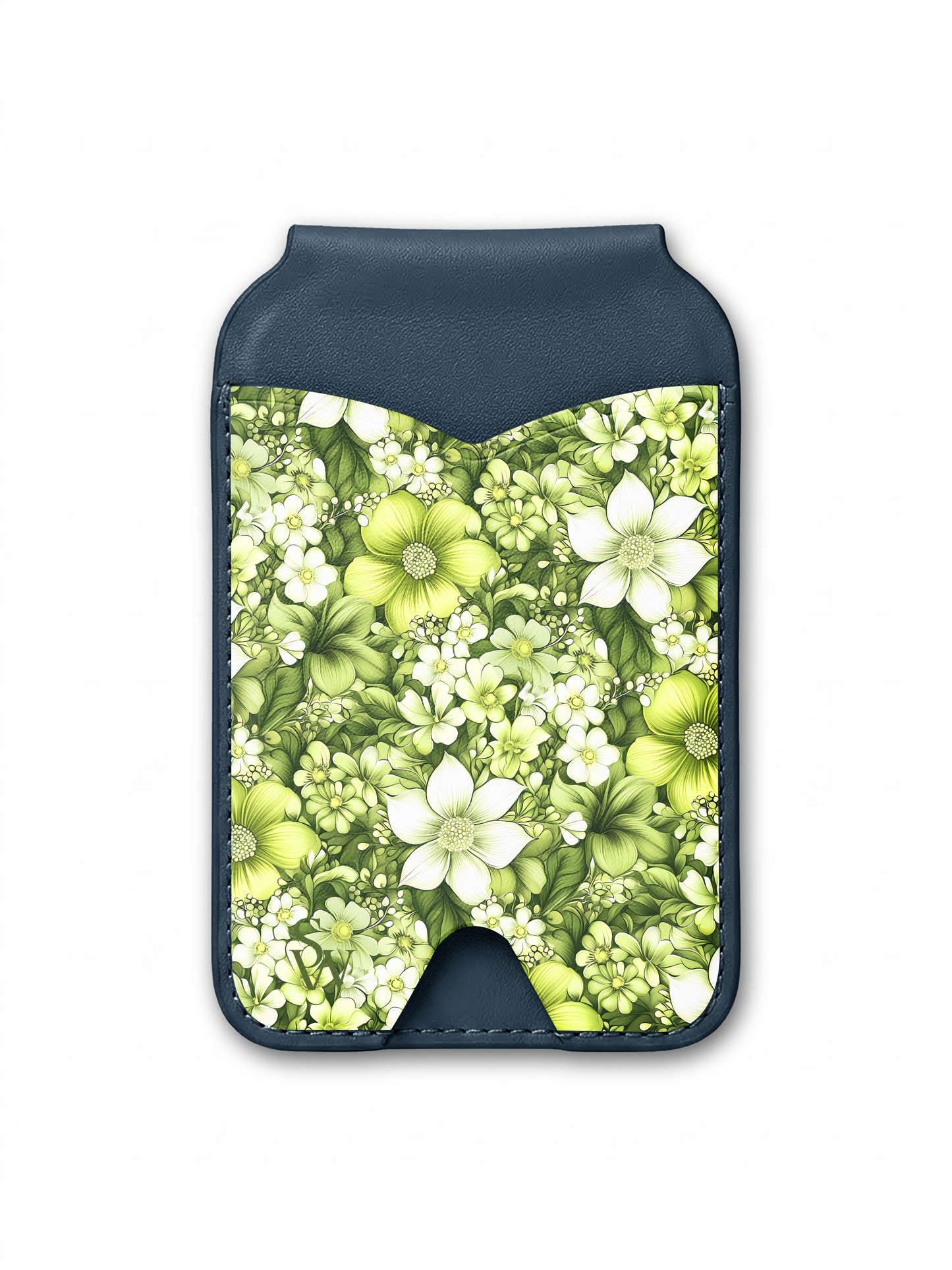 Lime Bloom Phone Wallet