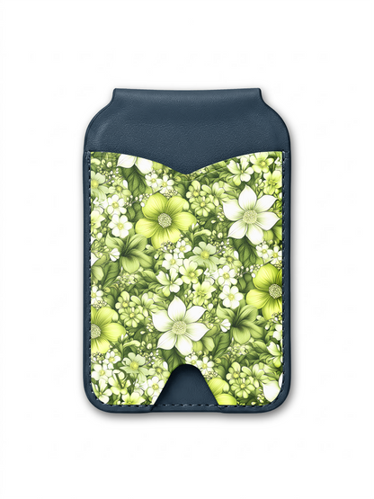 Lime Bloom Phone Wallet