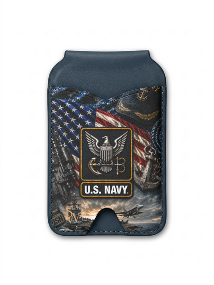 Navy Phone Wallet