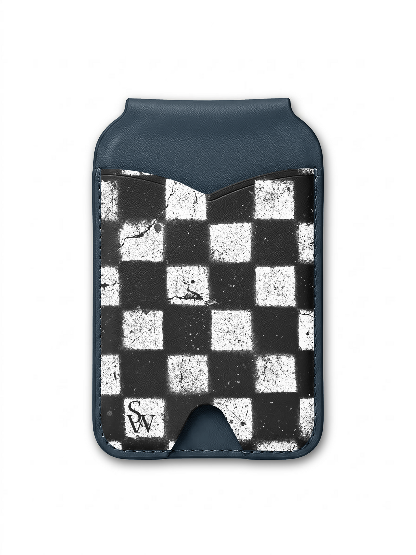 Grunge Grid Phone Wallet