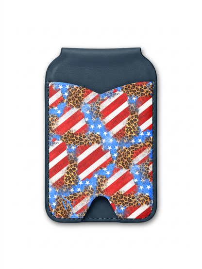 Red White & Wild Phone Wallet