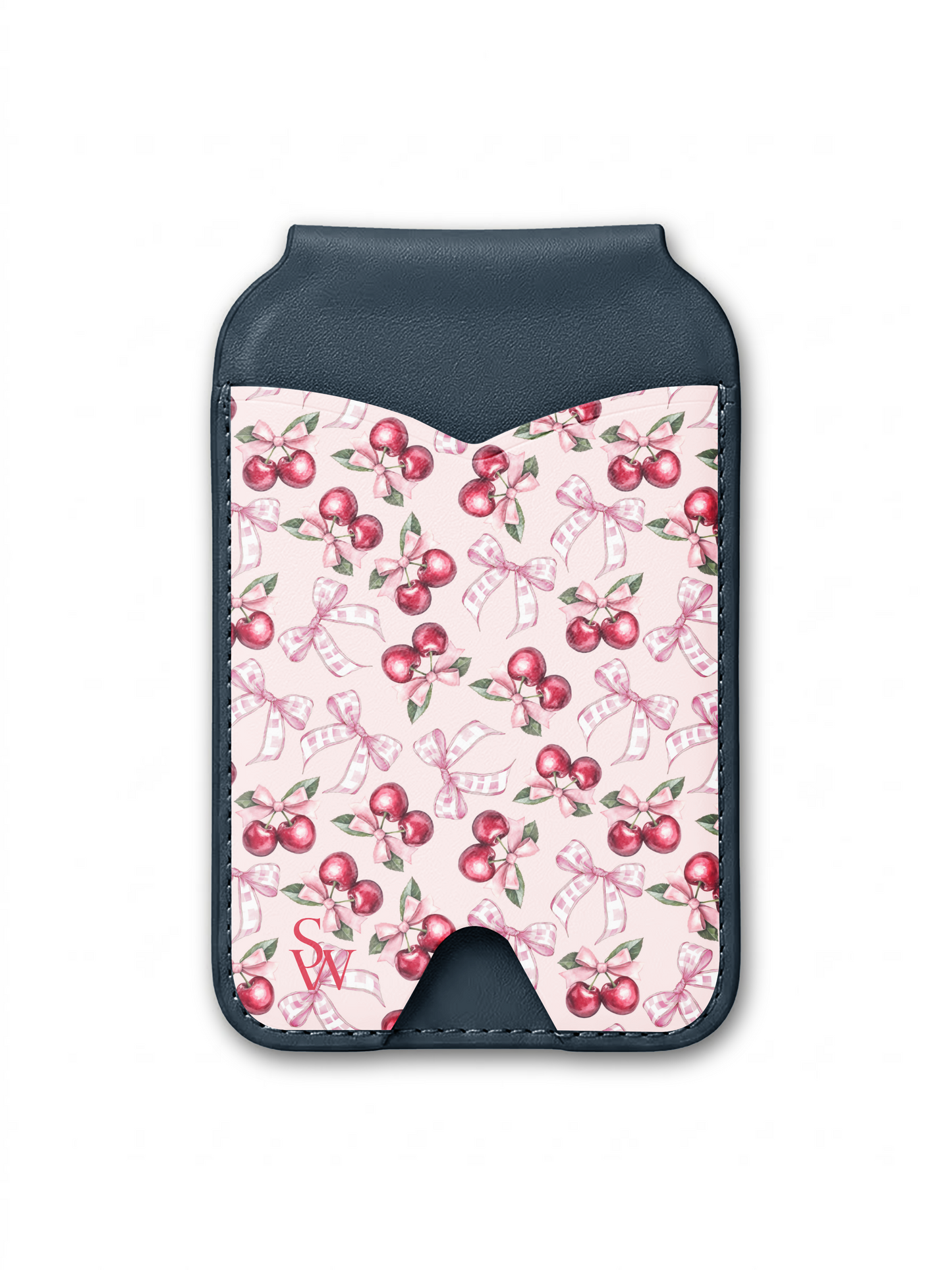 Blush Bow Cherries Phone Wallet