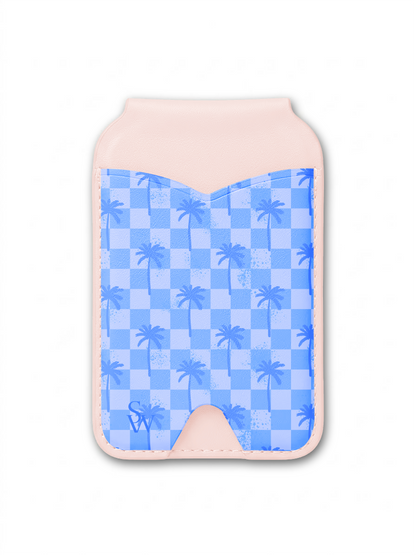 Paradise Palms (blue) Phone Wallet