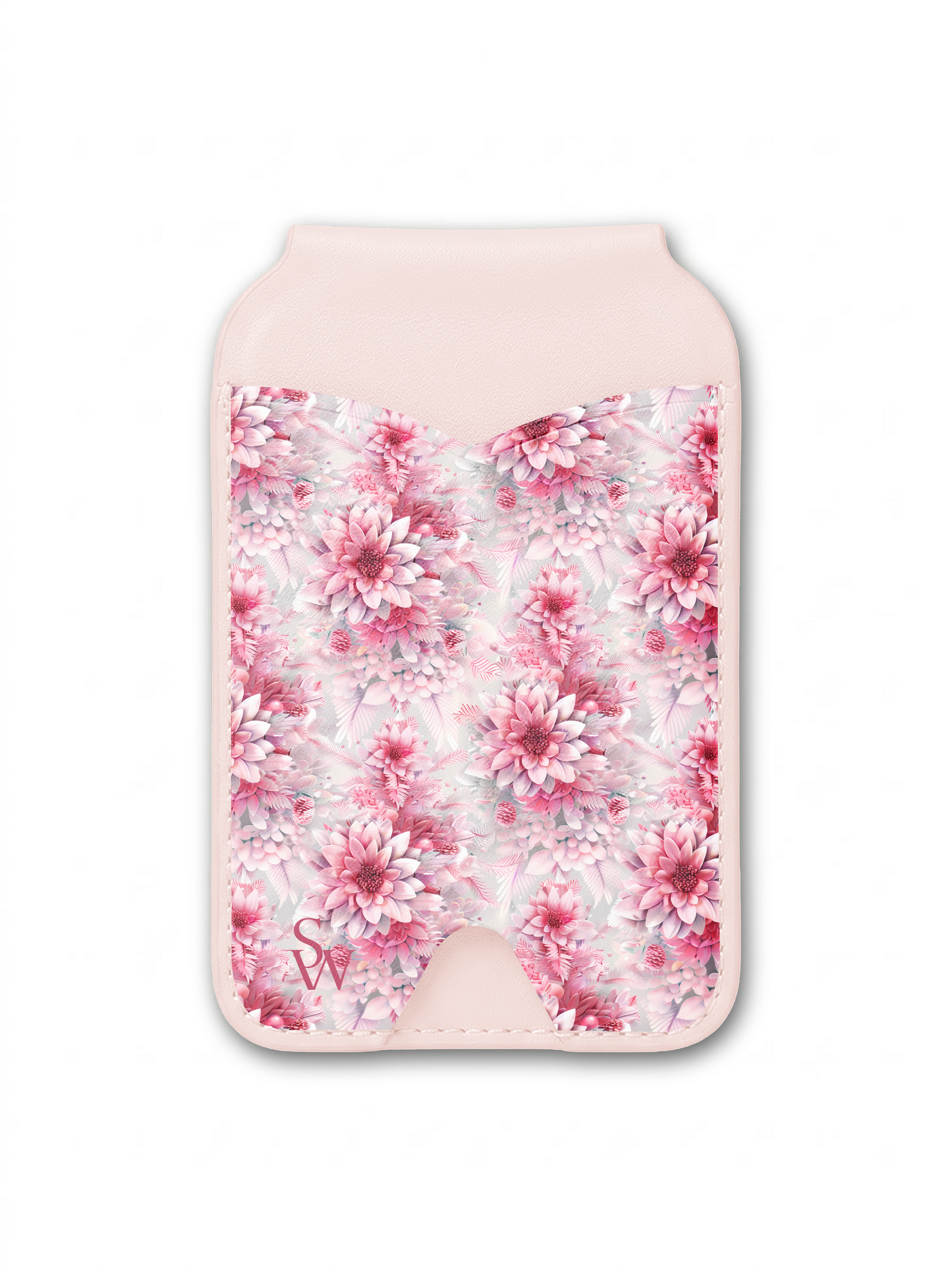 Pink Poinsettias Phone Wallet