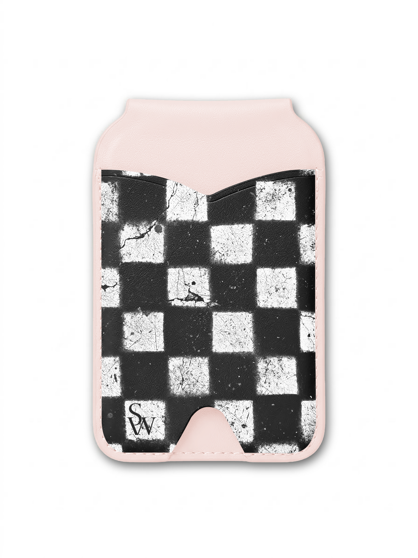 Grunge Grid Phone Wallet