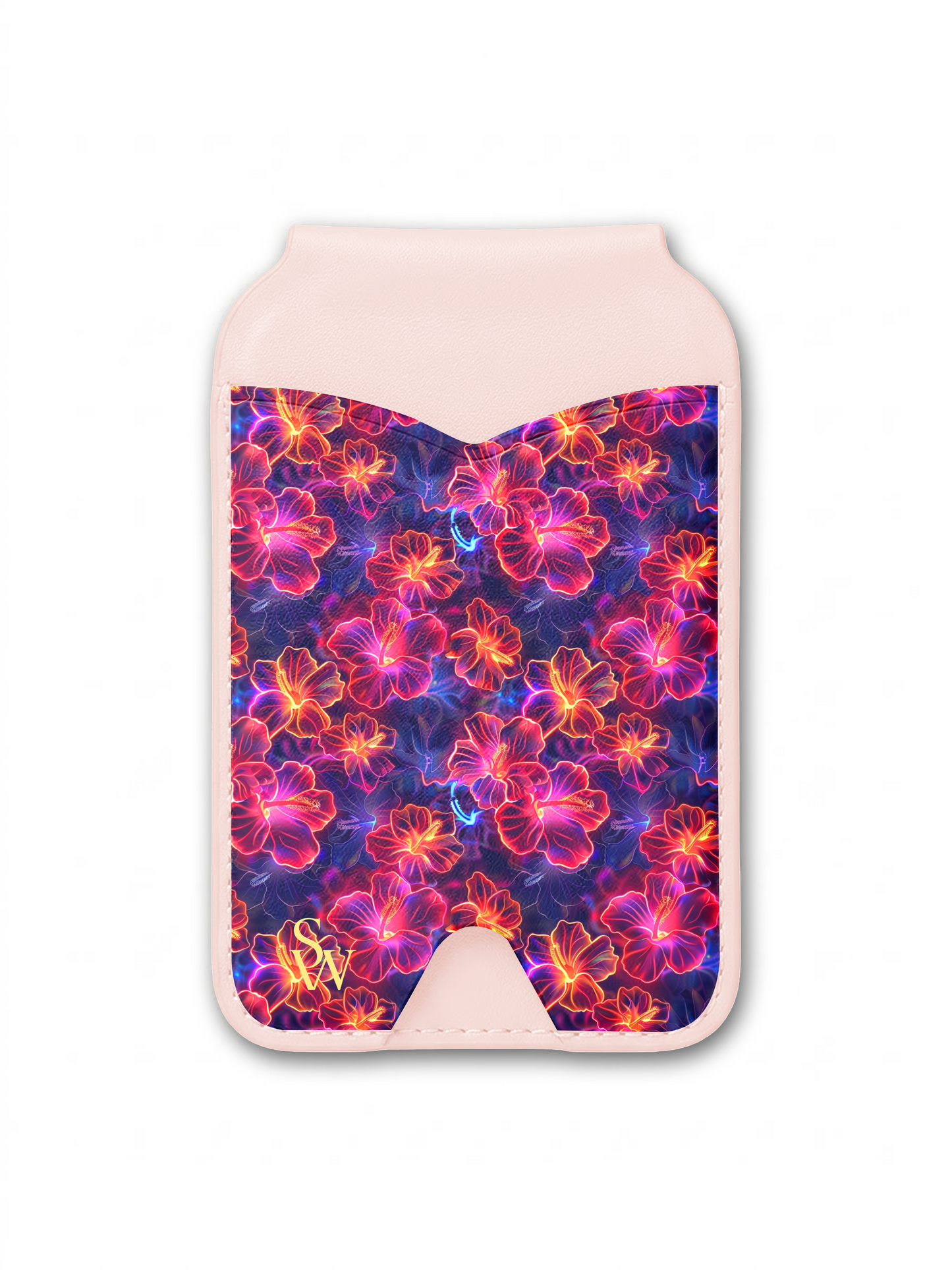 Hot Hibiscus Phone Wallet