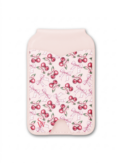 Blush Bow Cherries Phone Wallet
