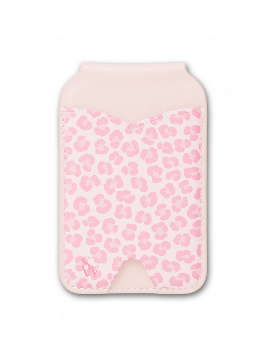 Pink Leopard MagSafe Wallet