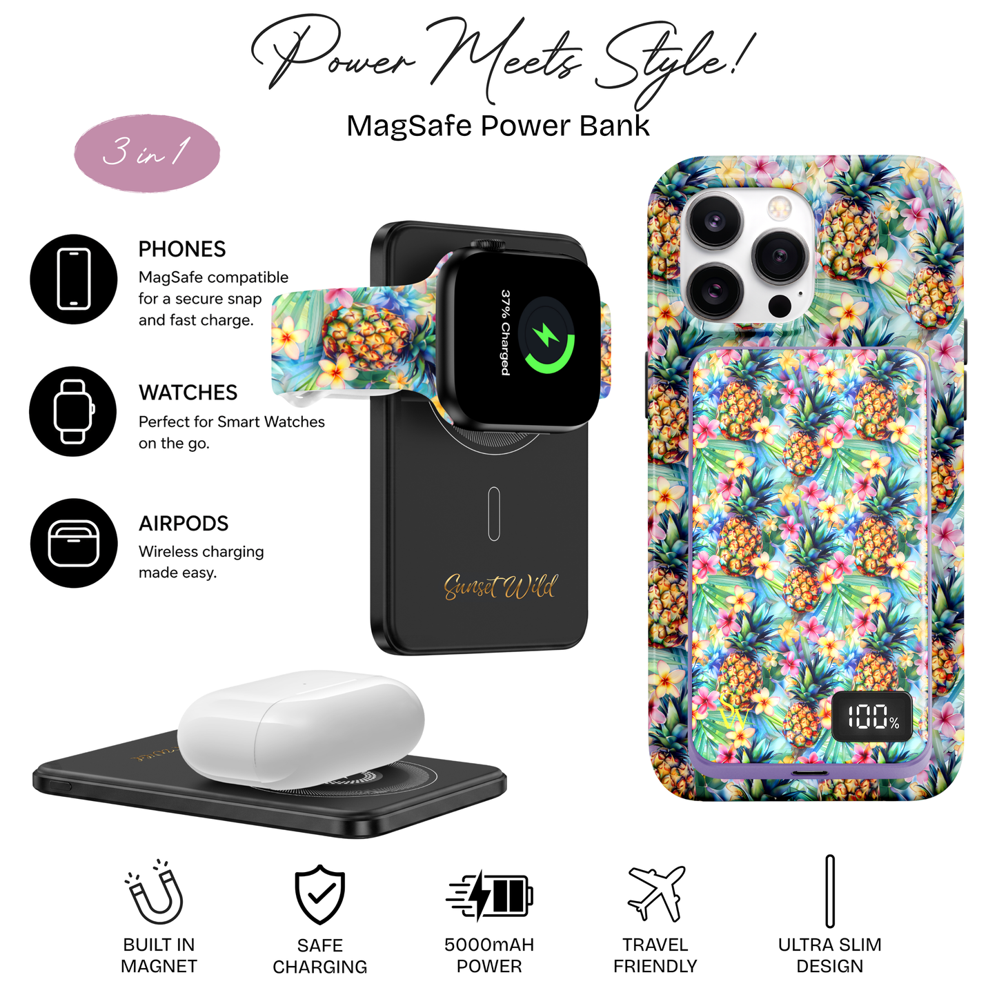 Pineapple Paradise Power Bank