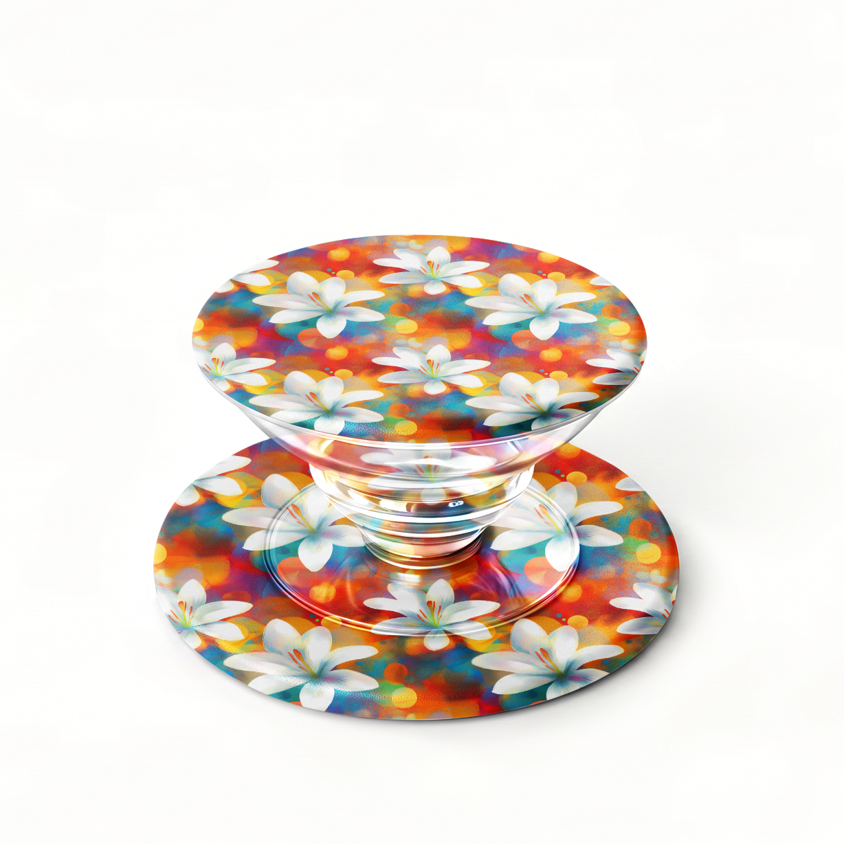 Sunset Lilies Pop Socket