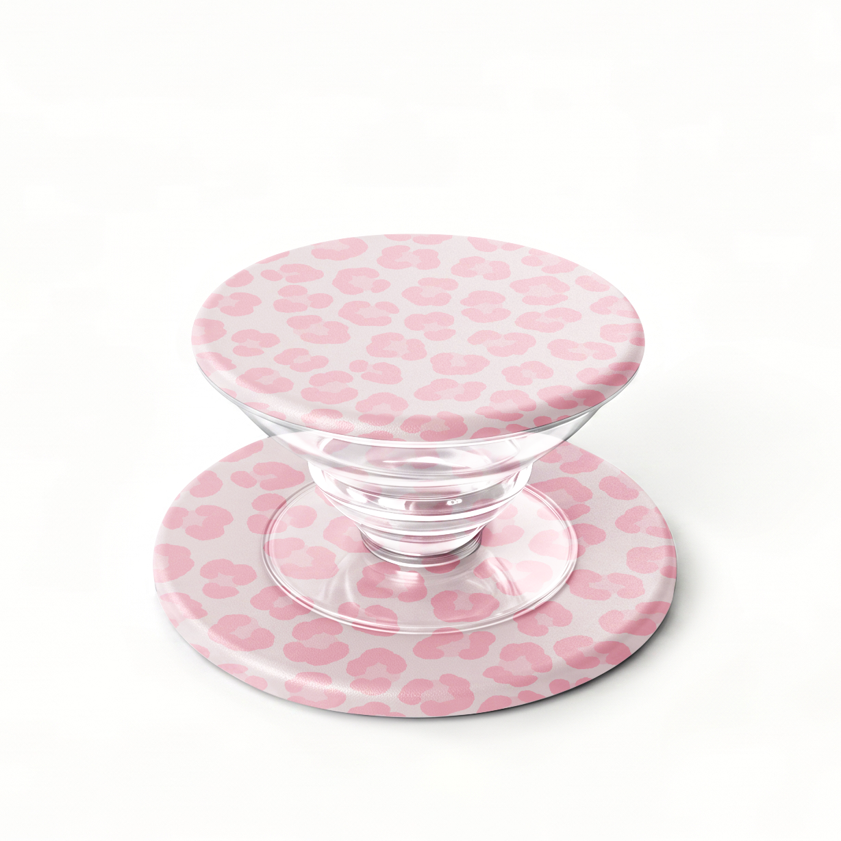 Pink Leopard Pop Socket