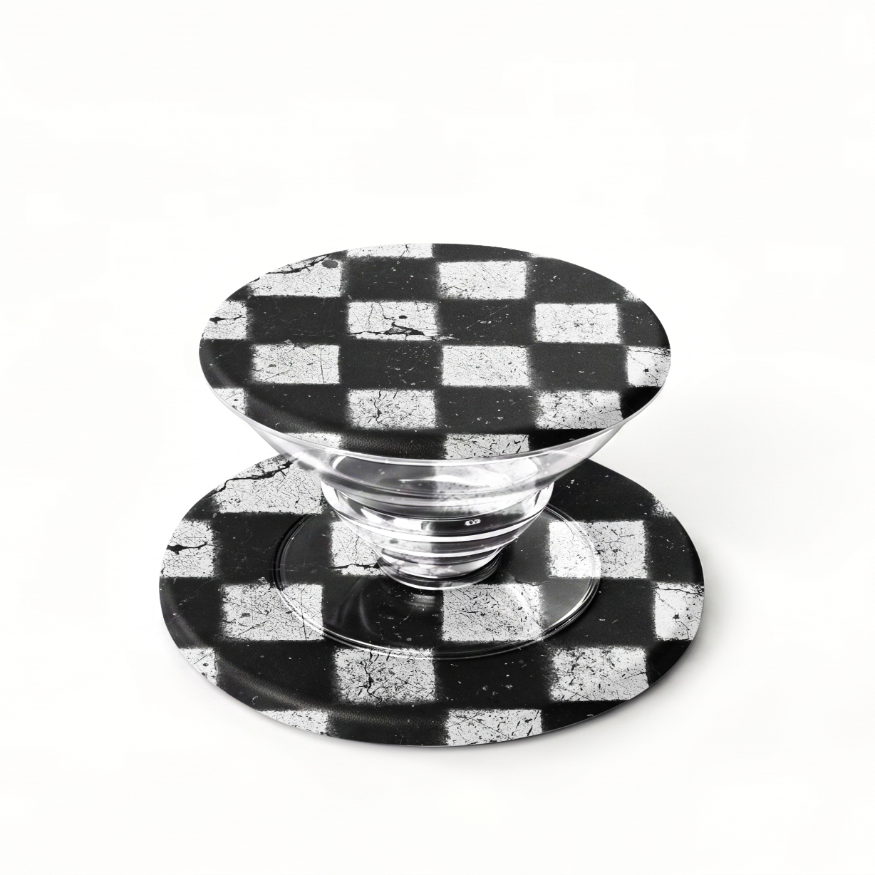 Grunge Grid Pop Socket
