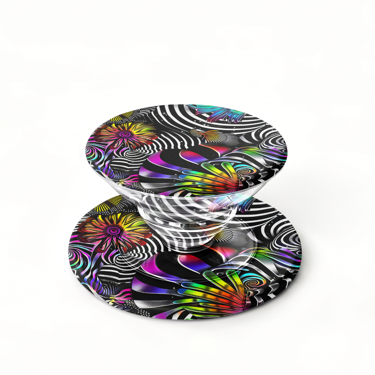 Rainbow Rave Pop Socket