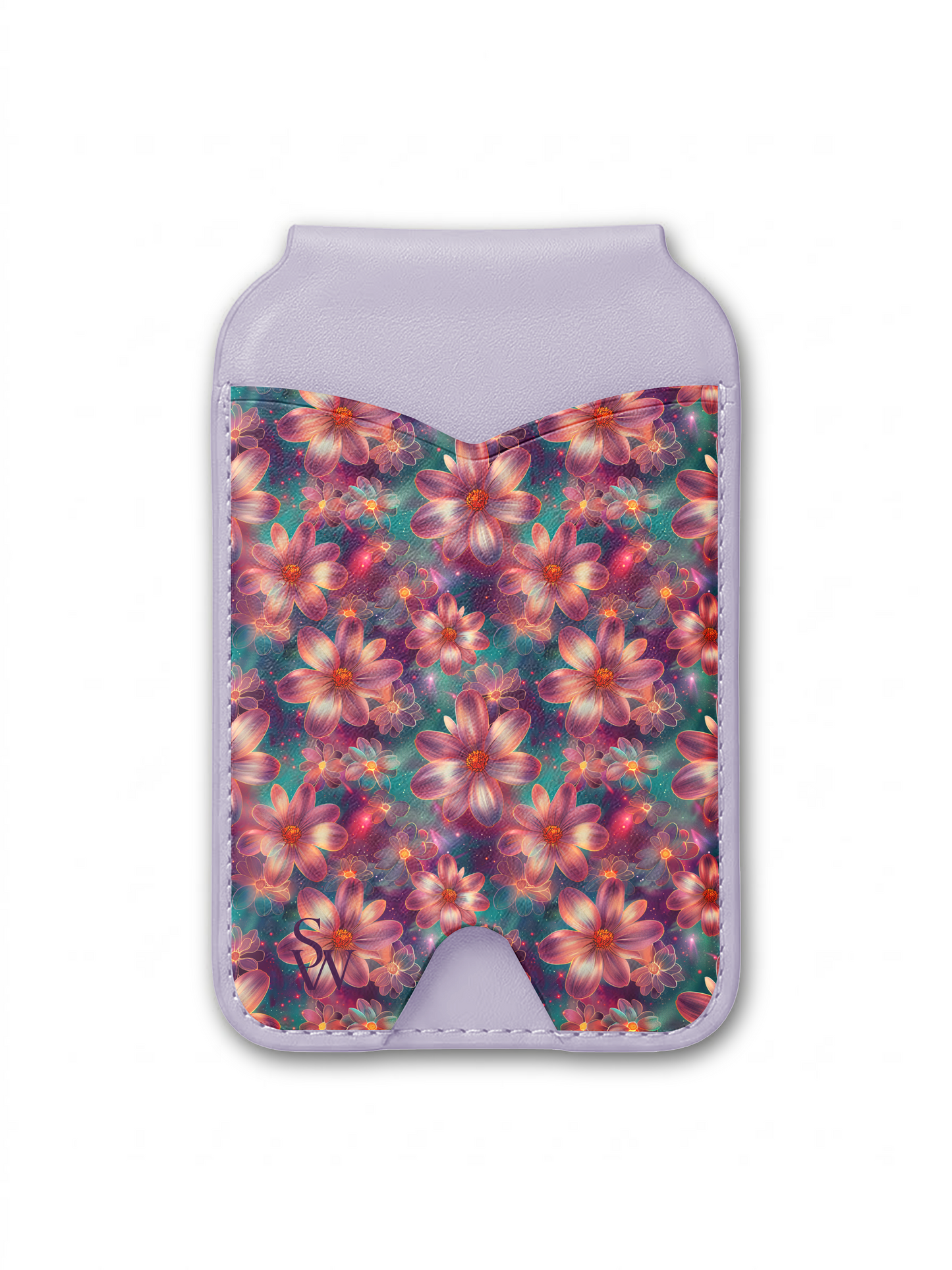 Luminous Florals Phone Wallet